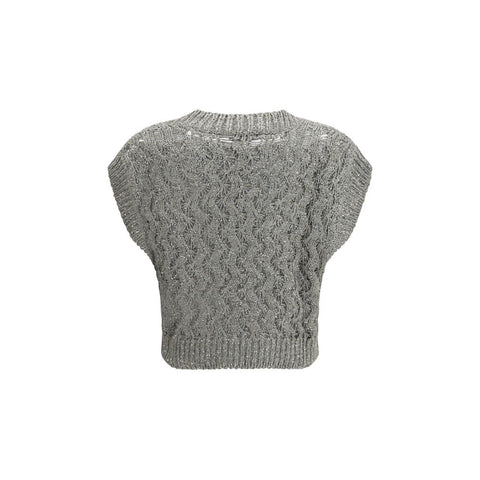 Bicolor Silk Sweatshirt