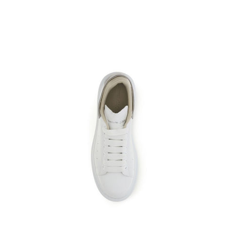 White Calf Leather Bos Taurus Chunky Sneakers
