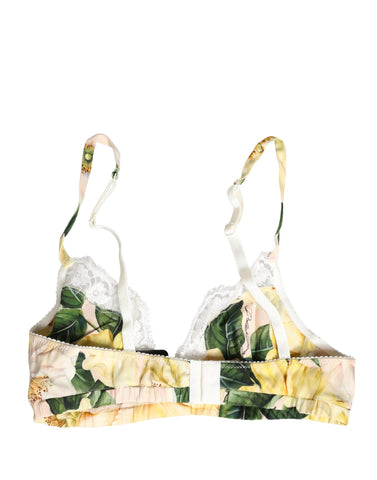 Multicolor Floral Print Soft Cup Bra Underwear