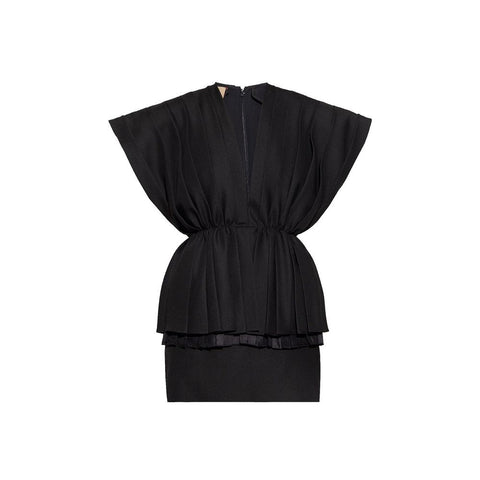 Black Wool Cocktail Dress