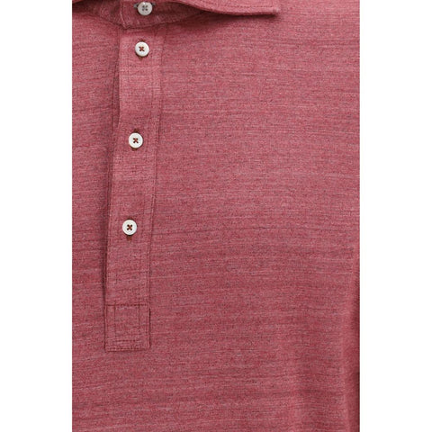 Multicolor Linen Polo Shirt
