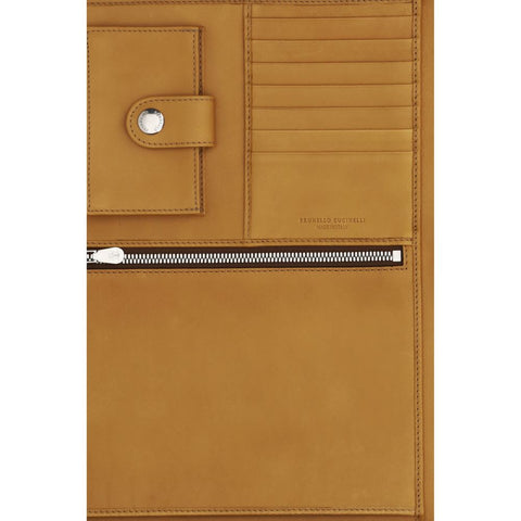 Brown Calf Leather Bos Taurus Wallet