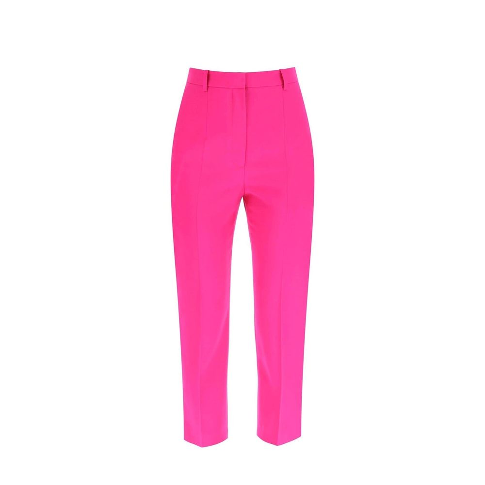 Multicolor Wool Casual Pants