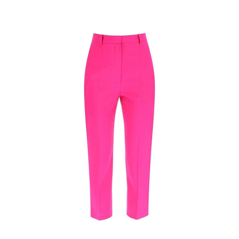 Multicolor Wool Casual Pants