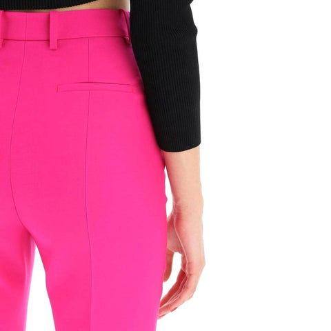 Multicolor Wool Casual Pants
