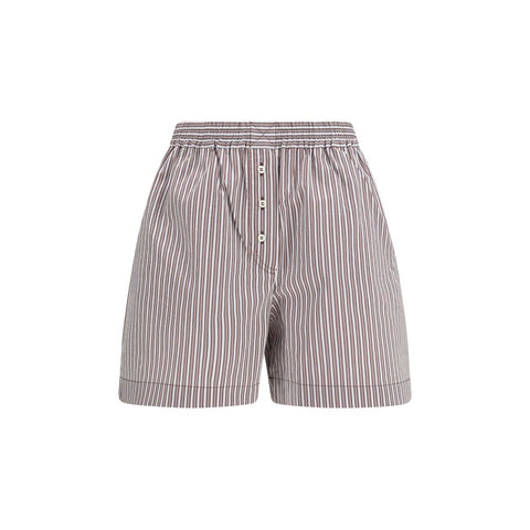 Multicolor Cotton Bermuda Shorts