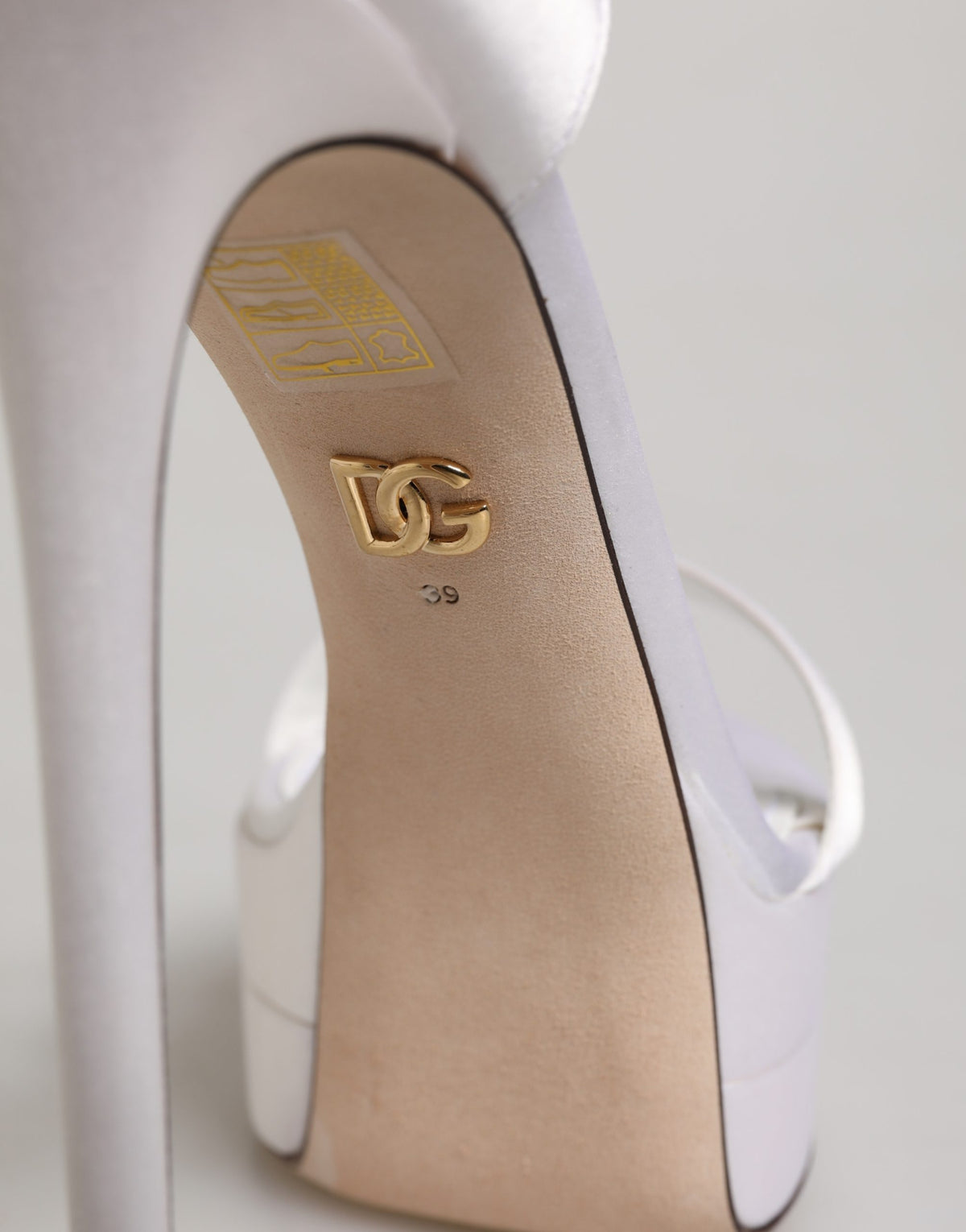 White Platform Ankle Strap Sandals Shoes