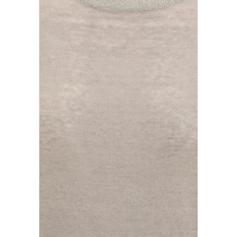 Beige Linen T-Shirt