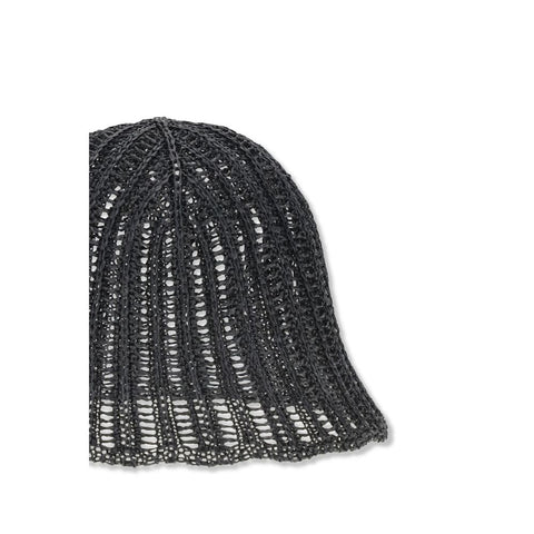 Black Polyamide Bucket Hat