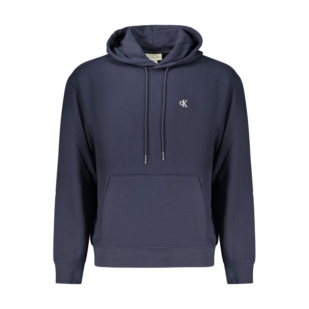 Blue Cotton Men's Sweatshirt