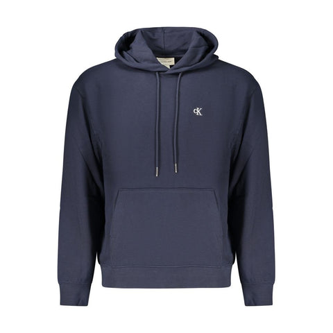 Blue Cotton Men's Sweatshirt