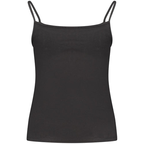 Black Cotton Women's Tank