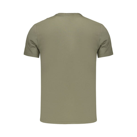 Green Cotton Men's T-Shirt