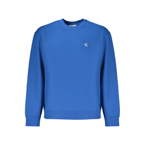 Blue Cotton Men's Sweatshirt