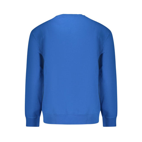 Blue Cotton Men's Sweatshirt