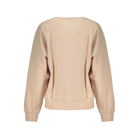 Pink Cotton Women's Sweatshirt