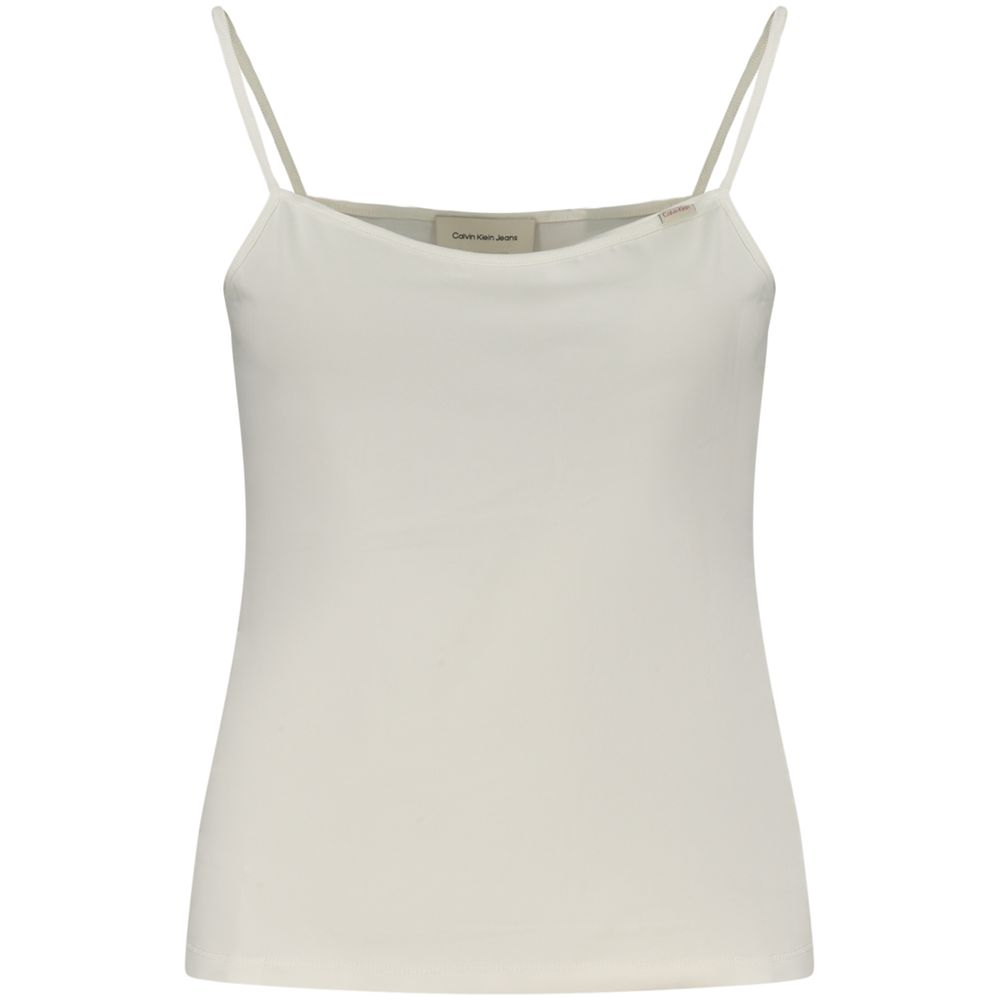 White Cotton Womens Tank