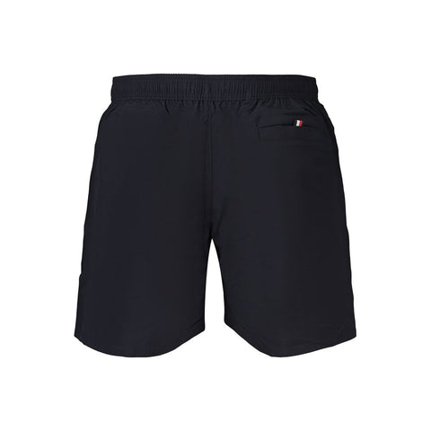 Blue Polyester Men's Swimwear