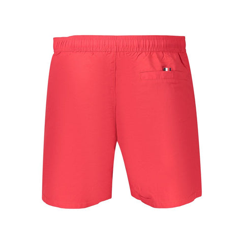 Rosso Polyester Mens Swimwear
