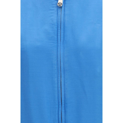 Blue Silk Bomber