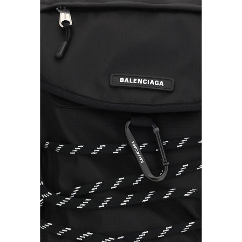 Black Nylon Backpack