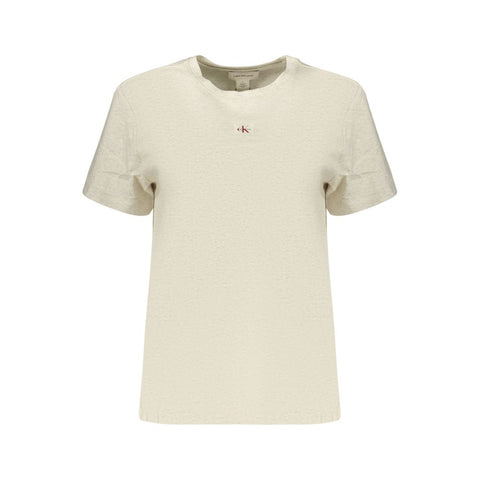 Gray Cotton Women's T-Shirt