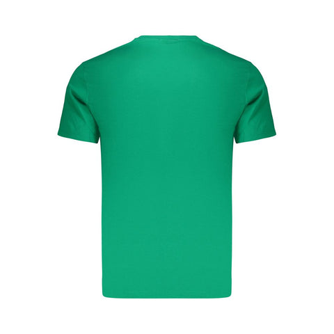 Green Cotton Men's T-Shirt