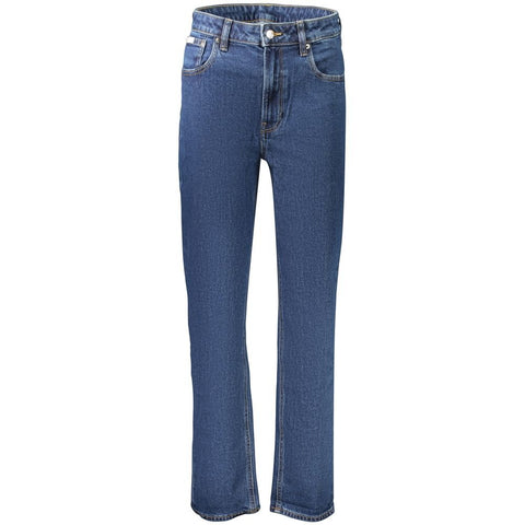 Blue Cotton Women's Jeans