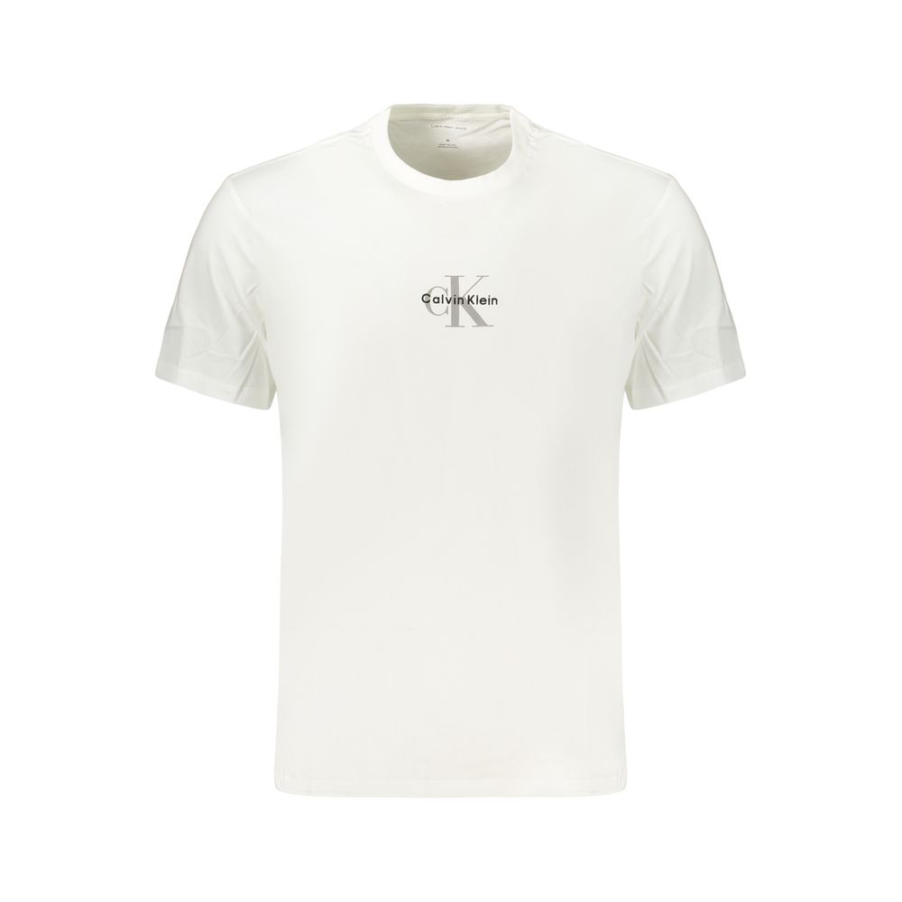 White Cotton Men's T-Shirt