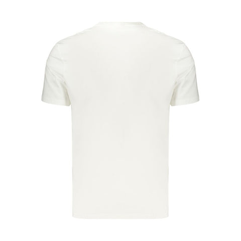 White Cotton Men's T-Shirt