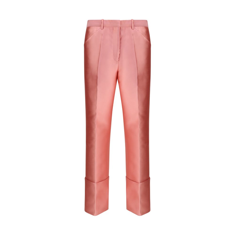 Multicolor Polyester Casual Pants