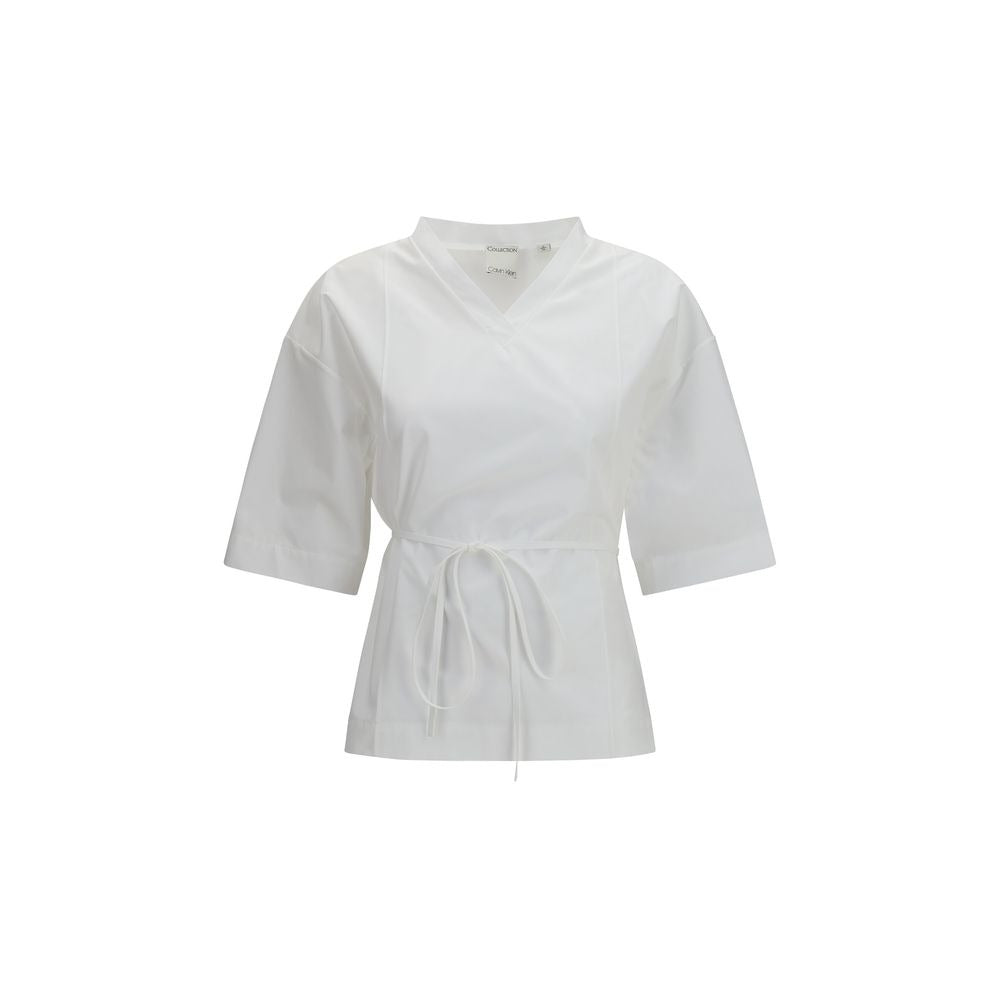 White Cotton Shortsleeve Shirt