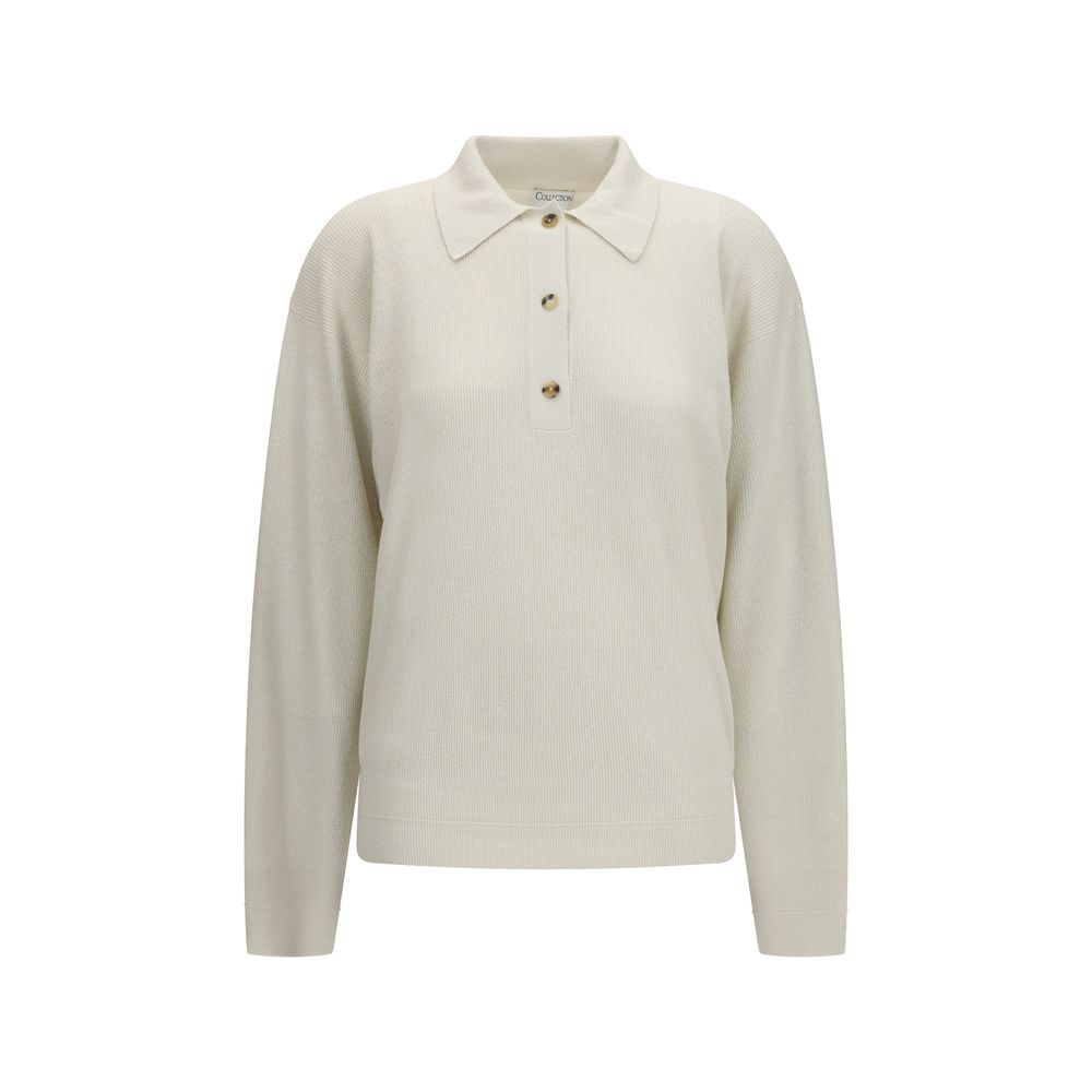 Beige Silk Sweatshirt
