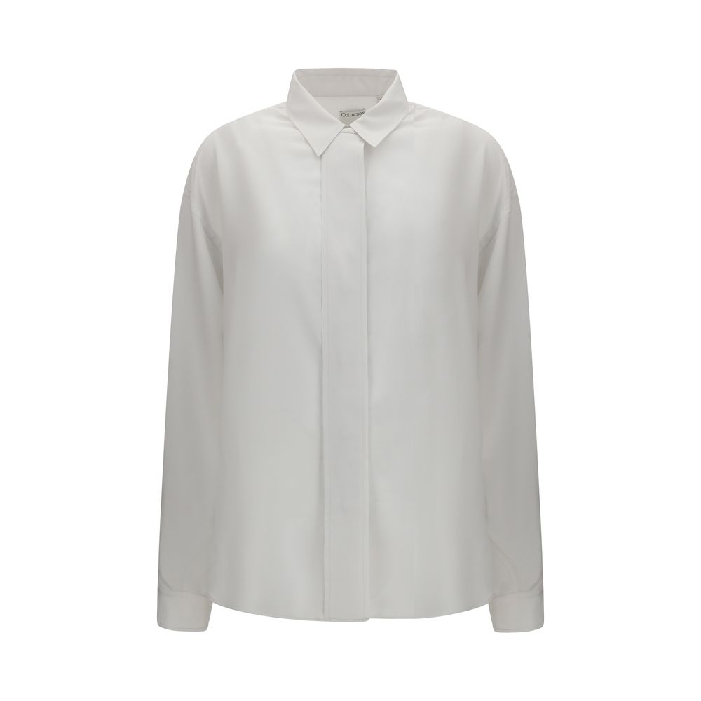 White Silk Dress Shirt