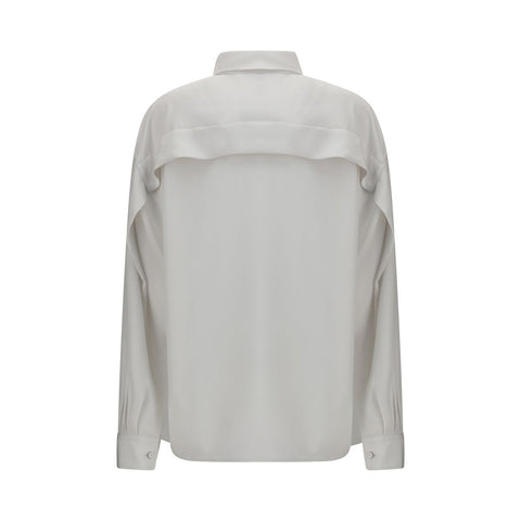 White Silk Dress Shirt