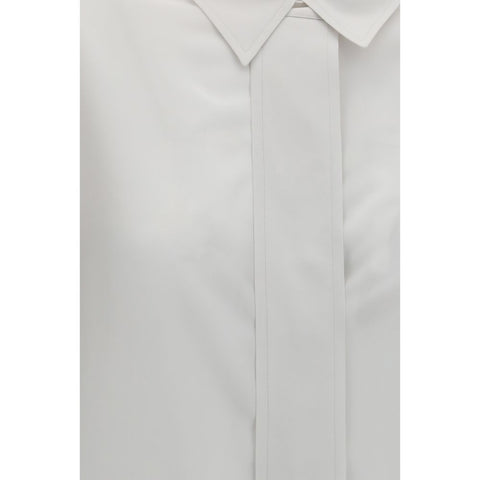 White Silk Dress Shirt