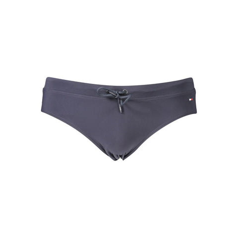 Blue Polyester Men's Swimwear