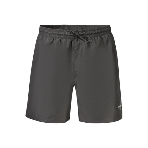 Black Polyester Men's Swimwear