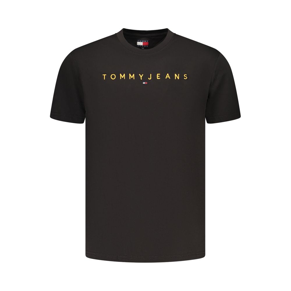 Black Cotton Men's T-Shirt
