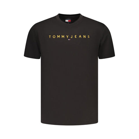 Black Cotton Men's T-Shirt