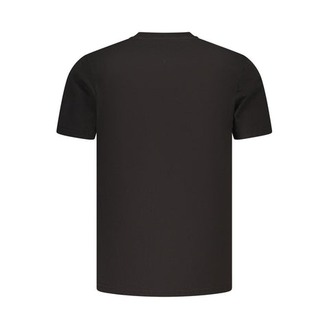 Black Cotton Men's T-Shirt