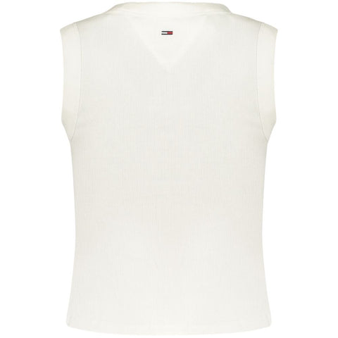 White Cotton Women's Tank