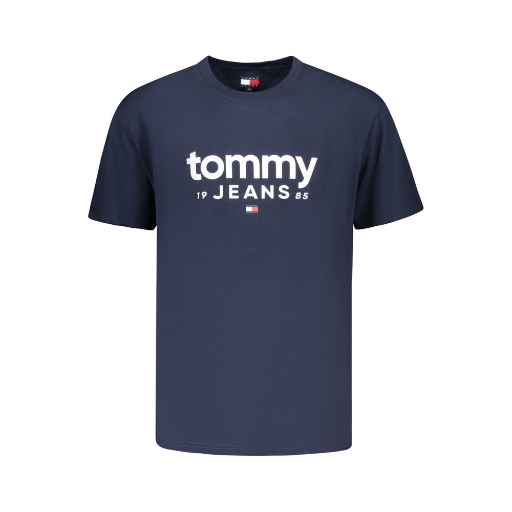Blue Cotton Men's T-Shirt