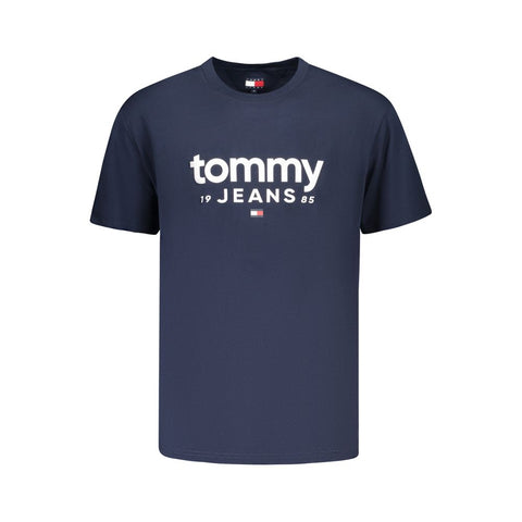 Blue Cotton Men's T-Shirt
