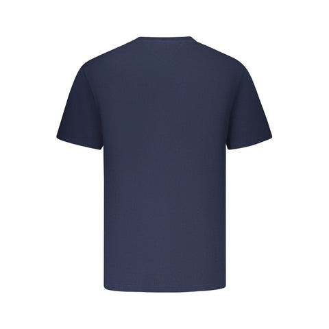 Blue Cotton Men's T-Shirt