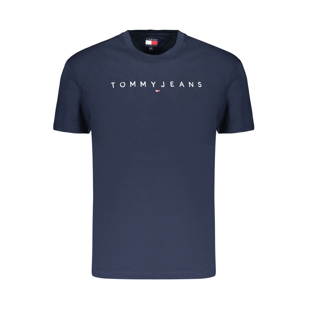 Blue Cotton Men's T-Shirt