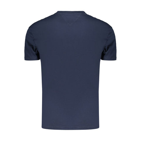 Blue Cotton Men's T-Shirt
