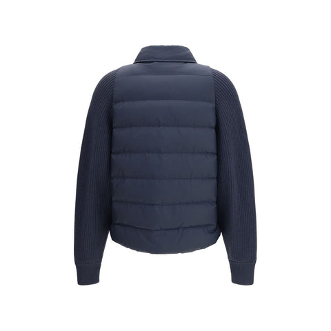 Blue Polyester Jacket