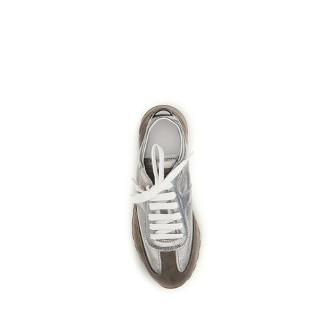 Multicolor Calf Leather Bos Taurus Athletic Sneakers
