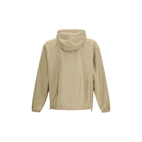 Beige Recycled Polyamide Shell Jacket
